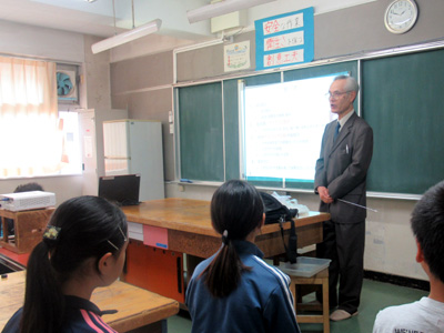 柏田中小学校出前講座